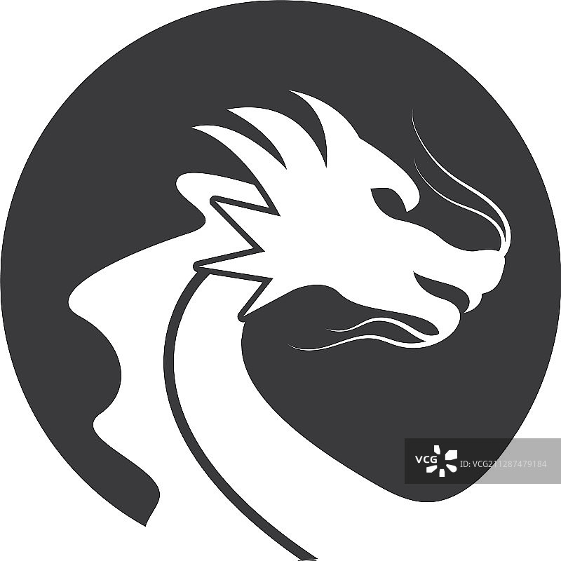 龙Logo图标模板图片素材
