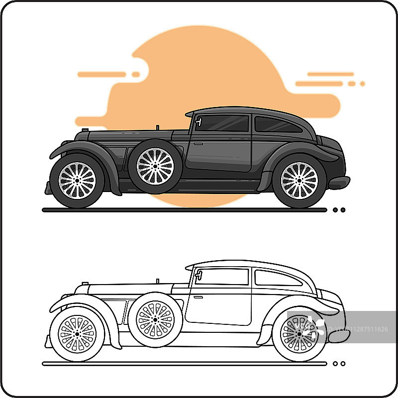 易于编辑的汽车图片素材