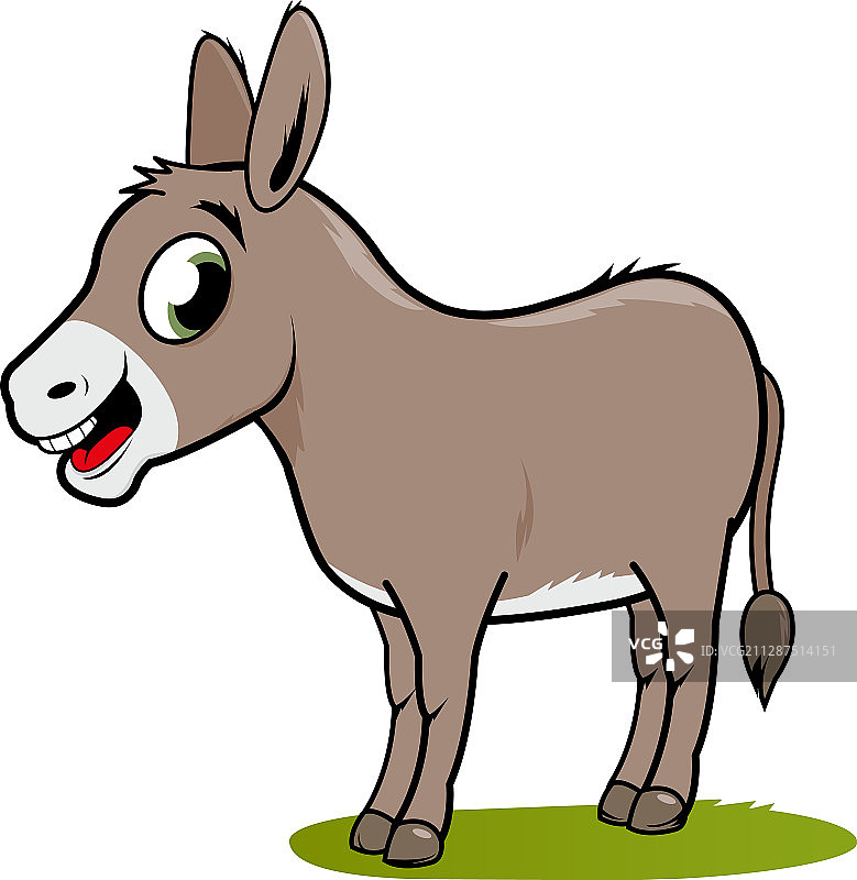 卡通驴图片素材