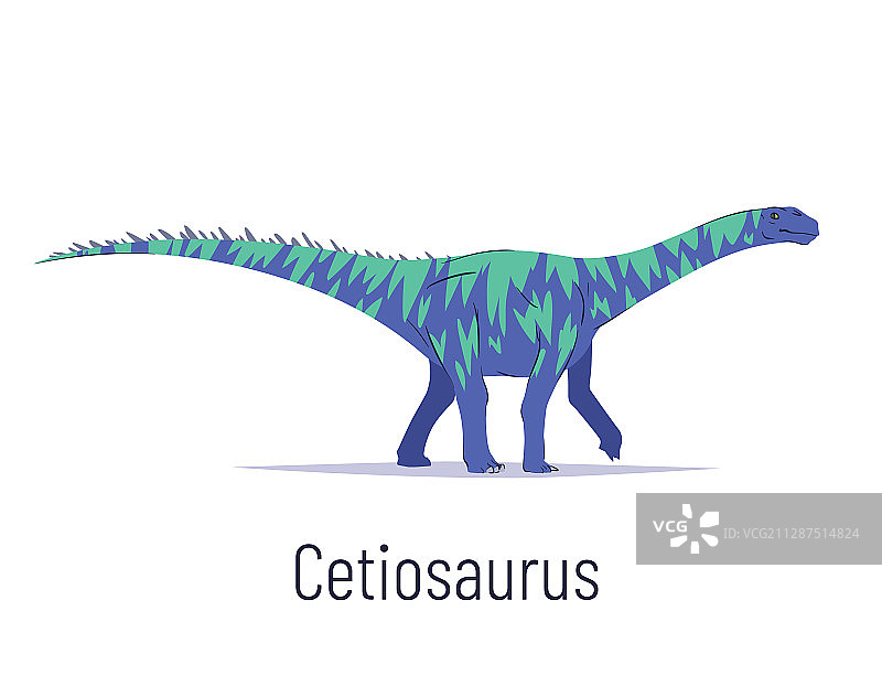 多彩蜥脚类恐龙图片素材