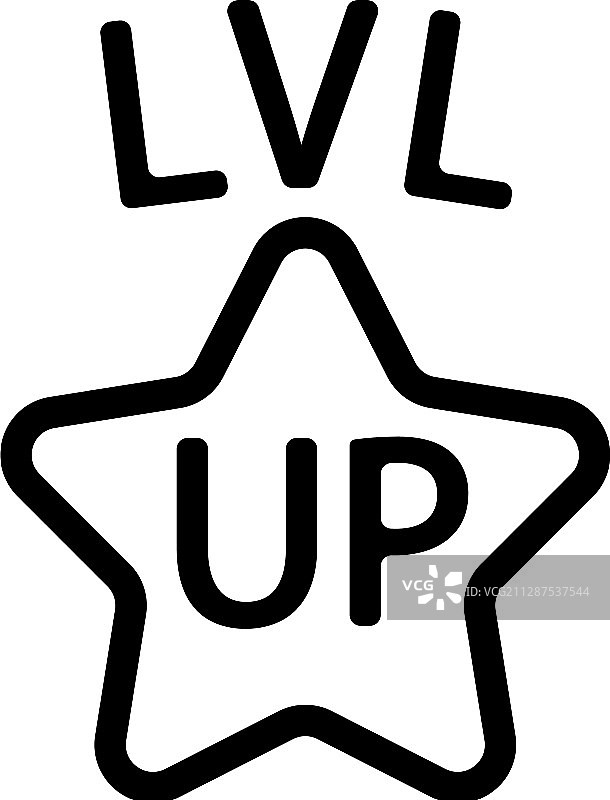 全新等级图标轮廓图片素材