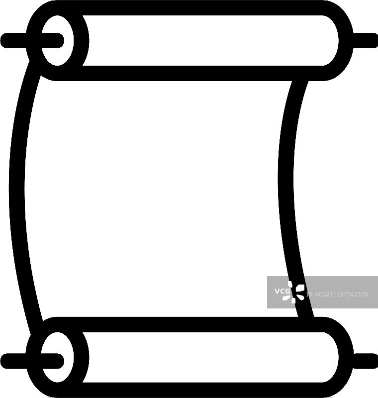 羊皮纸卷轴图标图片素材