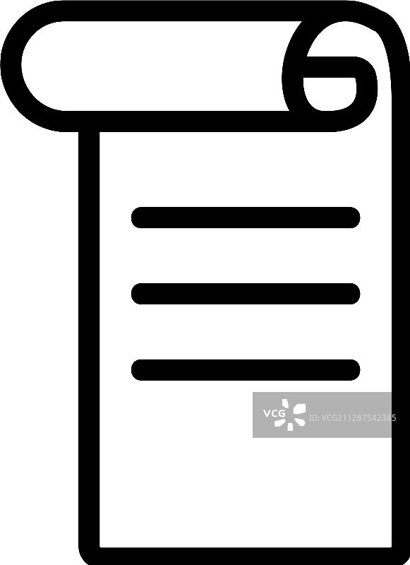 羊皮纸卷轴图标图片素材