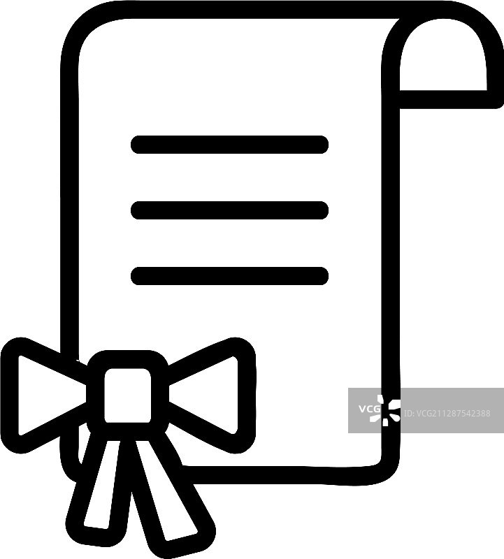 羊皮纸卷轴图标图片素材