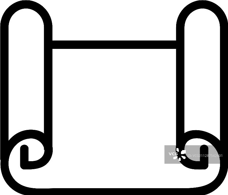 羊皮纸卷轴图标图片素材