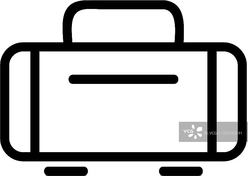 行李图标轮廓符号图片素材