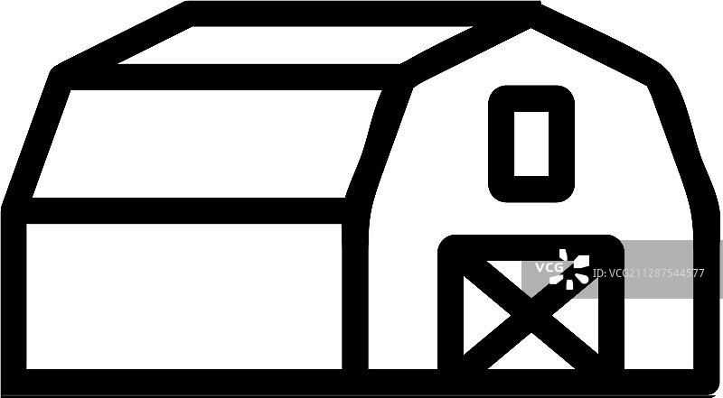 农场轮廓符号图标图片素材