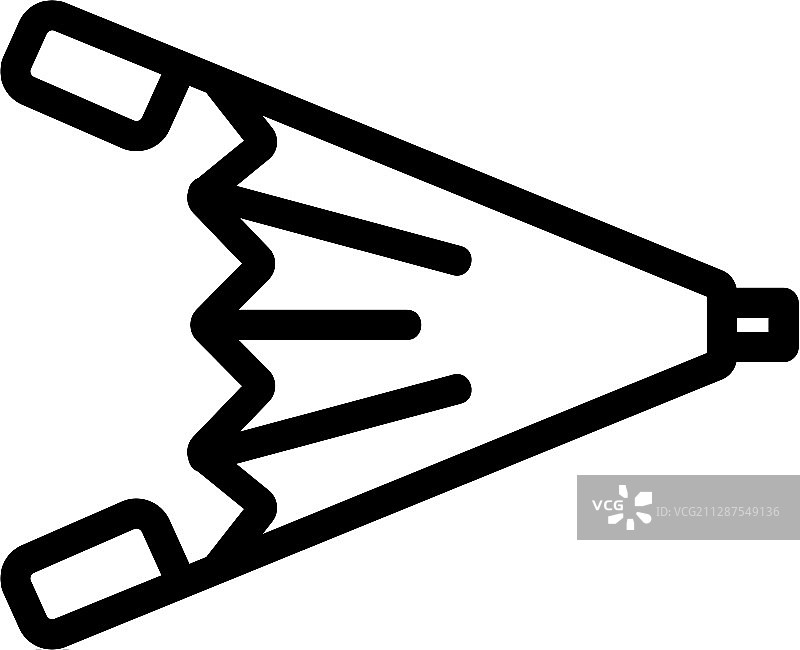 铁匠鼓风器轮廓图标图片素材