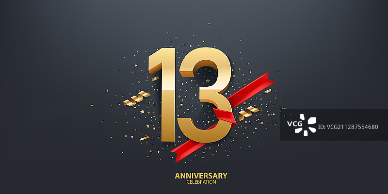 13周年纪念背景图片素材