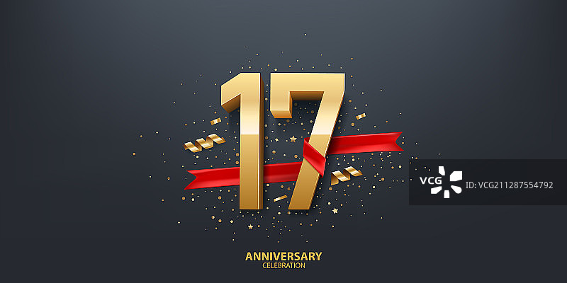17周年纪念背景图片素材