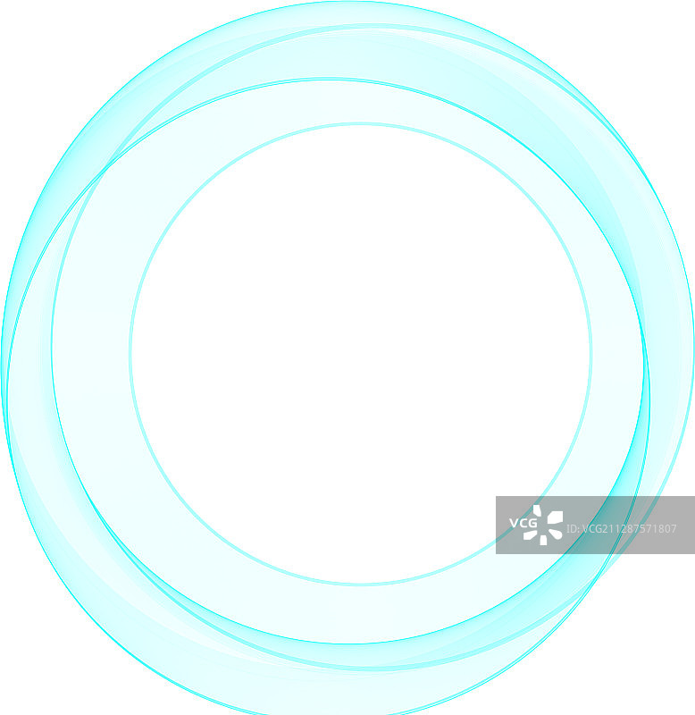 蓝色圆形抽象背景图片素材