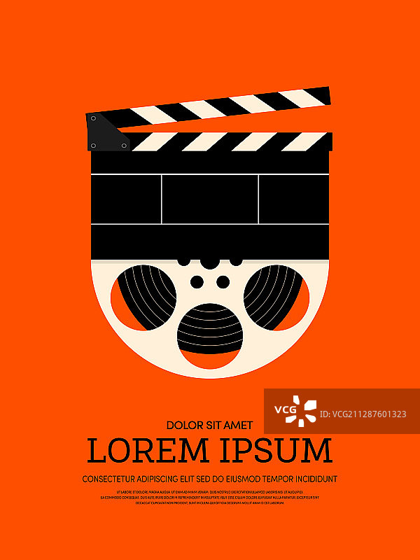 电影和电影现代复古海报图片素材