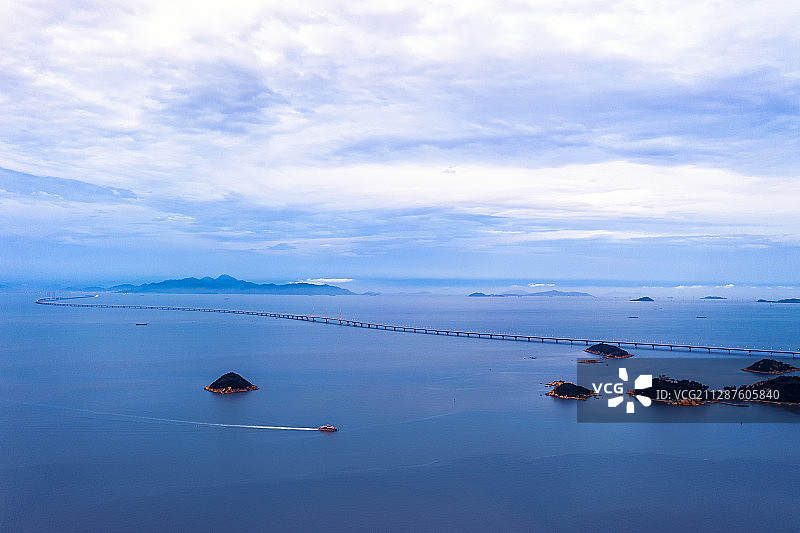鸟瞰伶仃洋图片素材