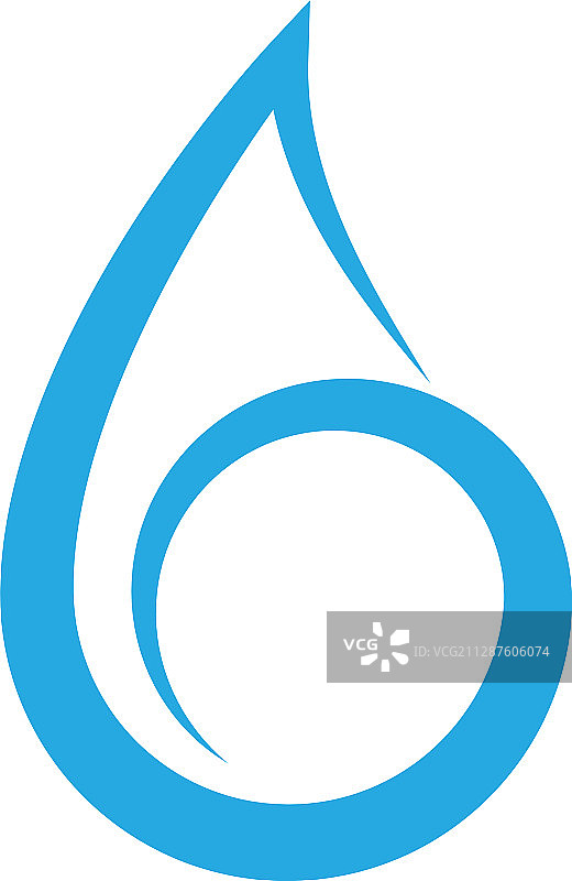 水滴标志模板图片素材