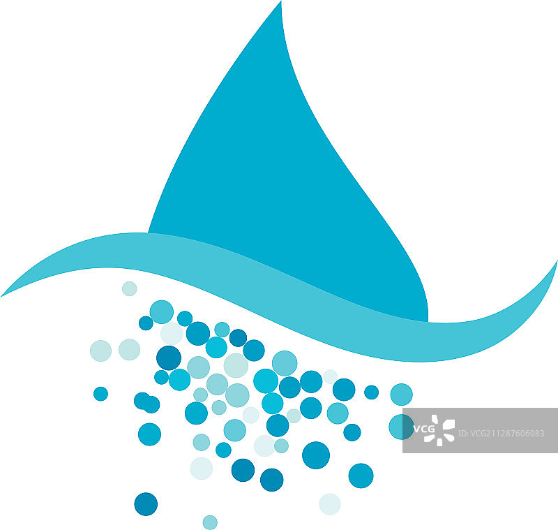 水滴标志模板图片素材