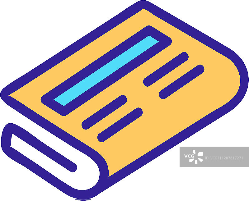 报纸轮廓图标图片素材
