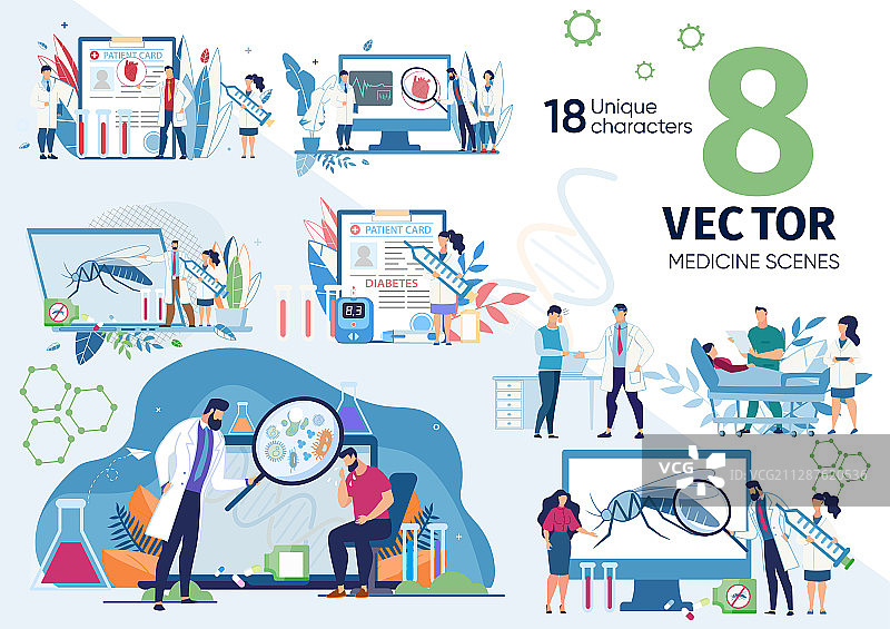 疫苗接种预防危险疾病图片素材