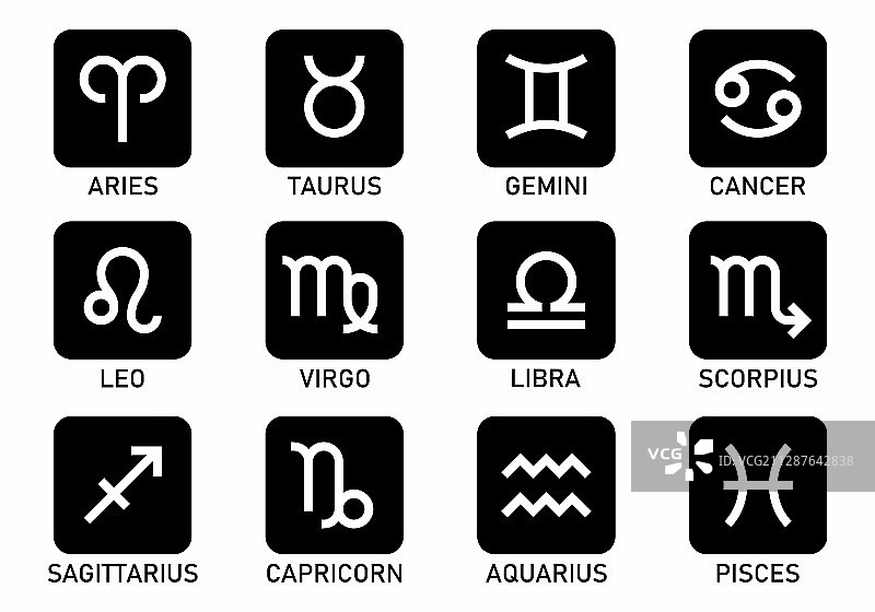 星座合集图片素材