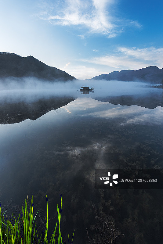 中国湖北神农架大九湖湿地公园图片素材