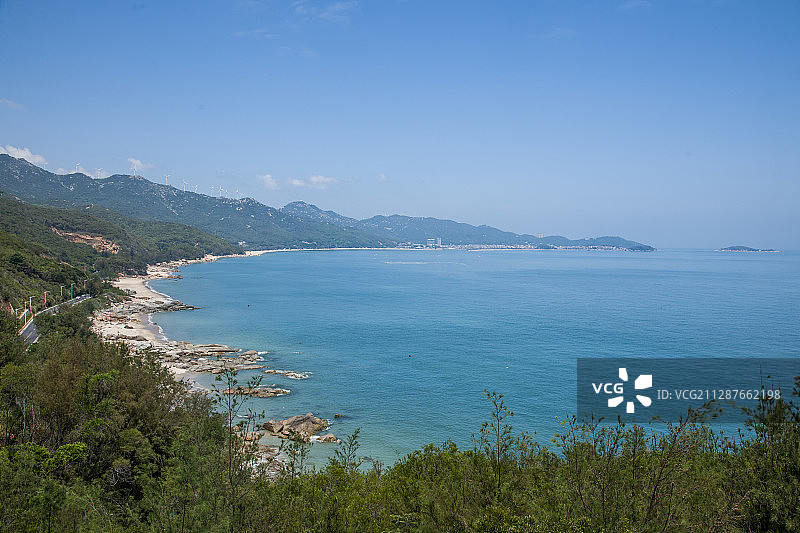 广东省汕头市南澳岛蒲羌坑海湾图片素材