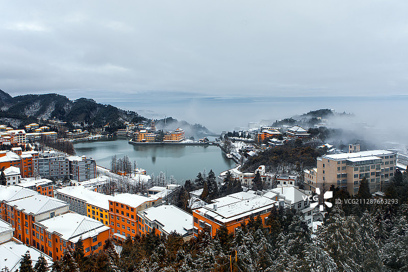 云中湖冬韵（2）图片素材