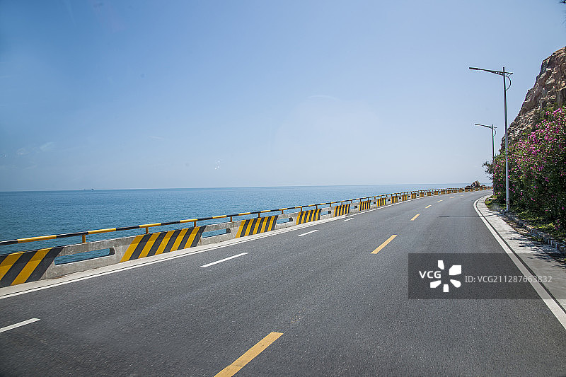 广东省汕头市南澳岛沿海环岛公路图片素材