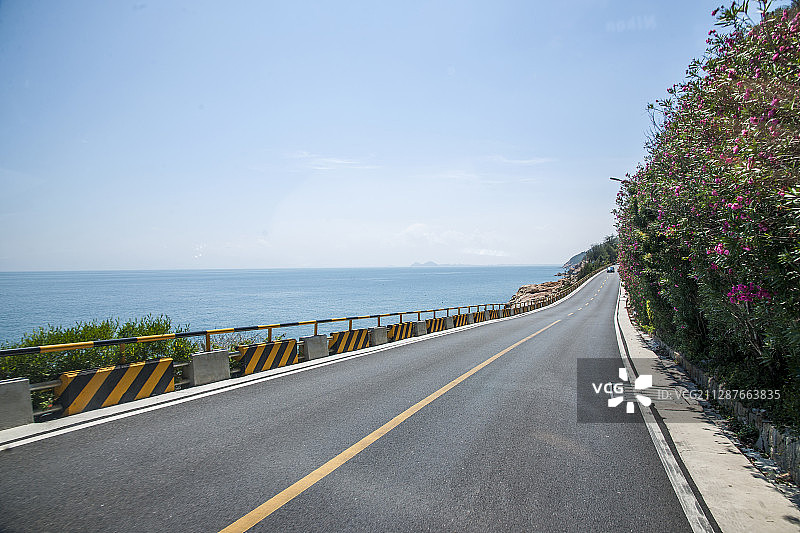 广东省汕头市南澳岛沿海环岛公路图片素材