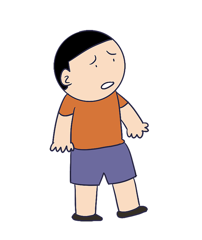 元素：难过的小男孩图片素材