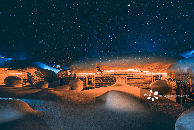 夜幕入童话图片素材