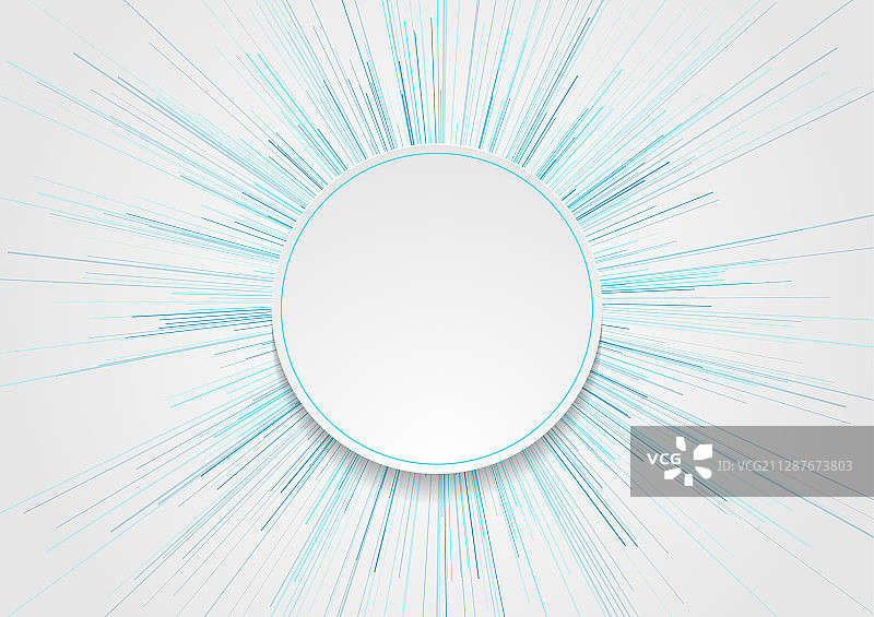 蓝色圆形线条未来科技抽象背景图片素材