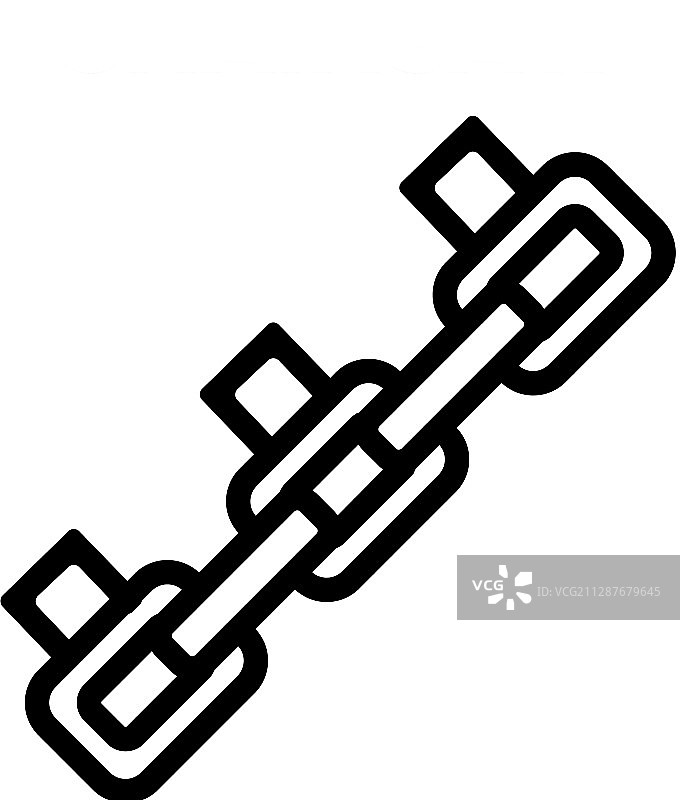 链锯轮廓图标图片素材