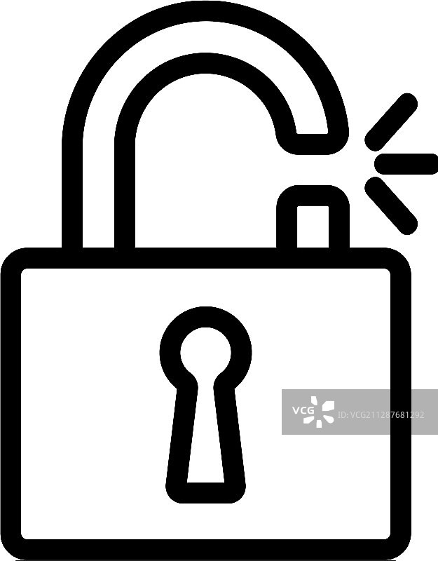 抢劫犯罪轮廓图标图片素材