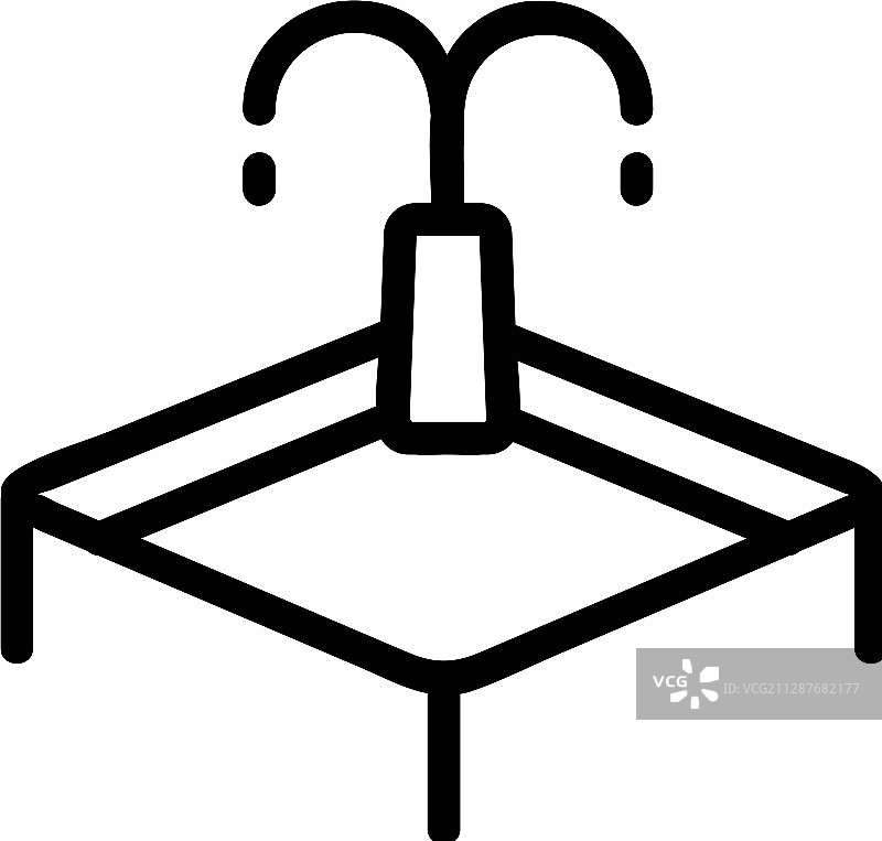 饮水喷泉图标图片素材