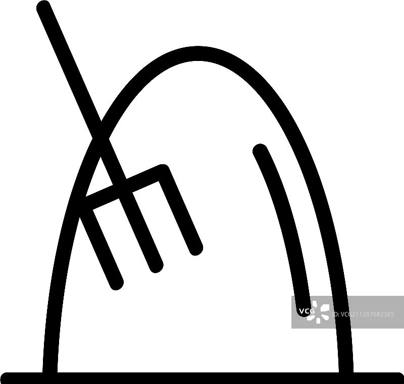 干草图标矢量图图片素材