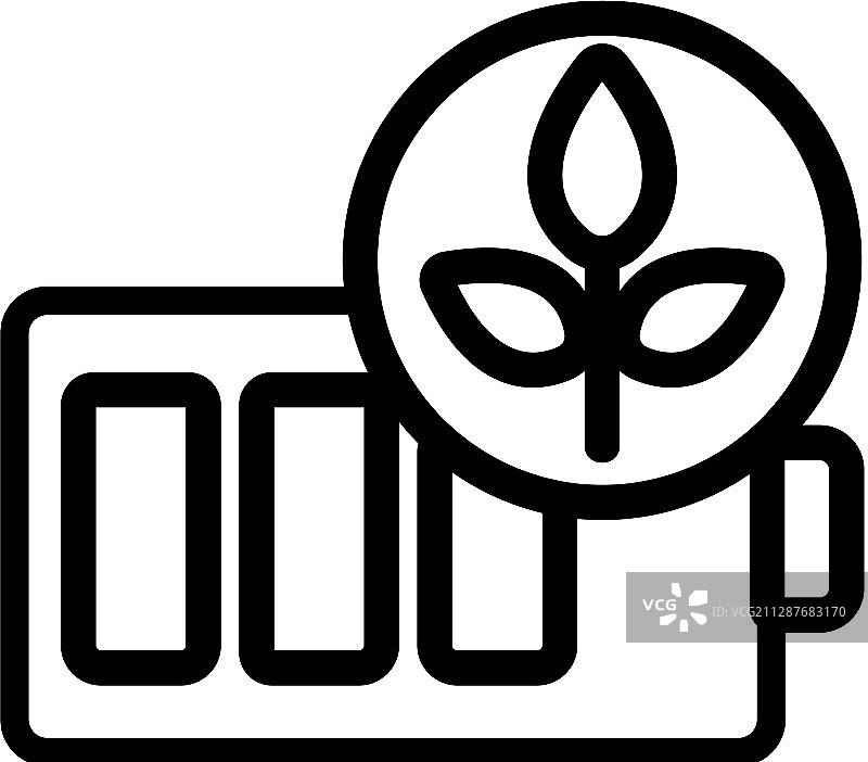 生物燃料轮廓符号图标图片素材