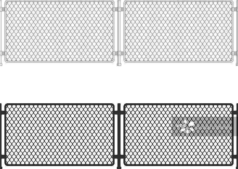 链条围栏图片素材