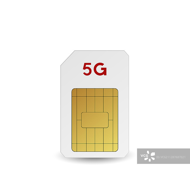 5G SIM卡图片素材