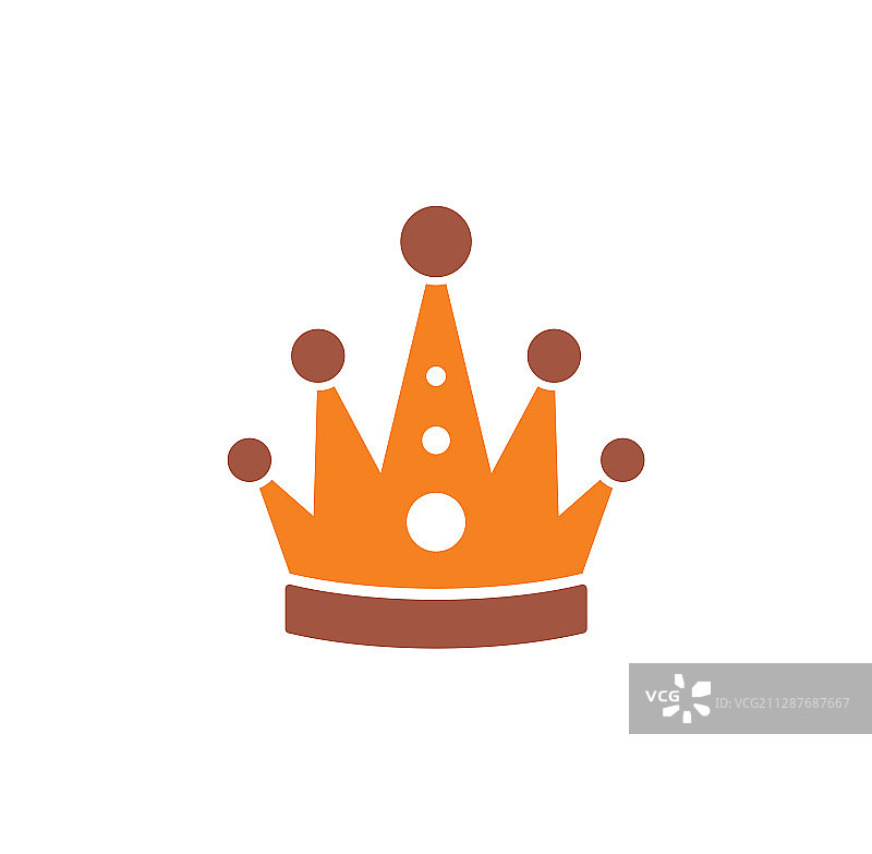 皇冠图标背景设计，适用于图形和网页图片素材