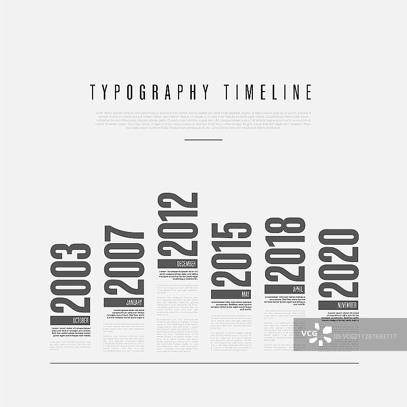 信息图表排版时间轴报告模板图片素材