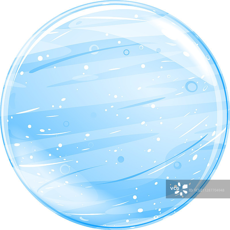 孤立的魔法冰球图片素材