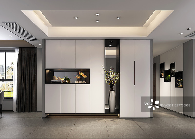 现代装饰门厅图片素材