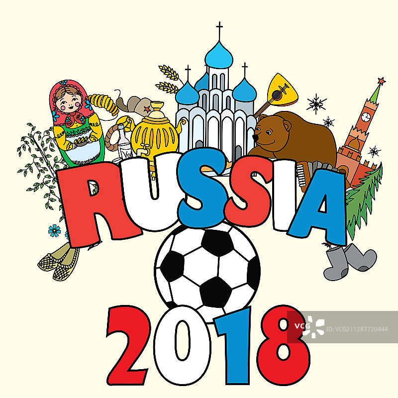 2018年俄罗斯象征图片素材