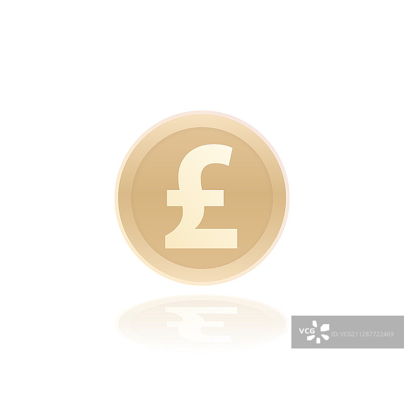 英镑硬币图标图片素材
