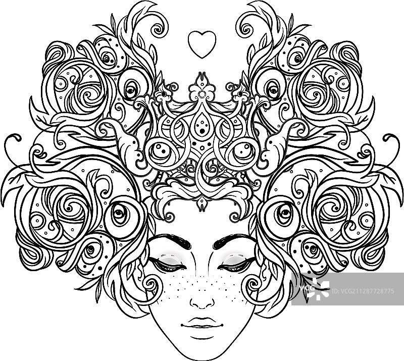 部落融合风波西米亚女神亚洲风情图片素材