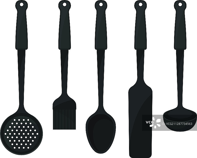 烹饪用具和食物准备工具图片素材