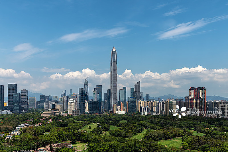 深圳市城市风光建筑全景图片素材