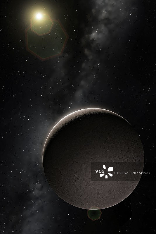 矮行星谷神星，插图图片素材