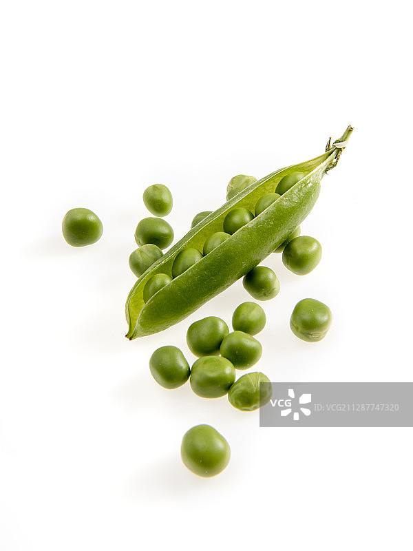 豌豆和豌豆荚摄影图片素材