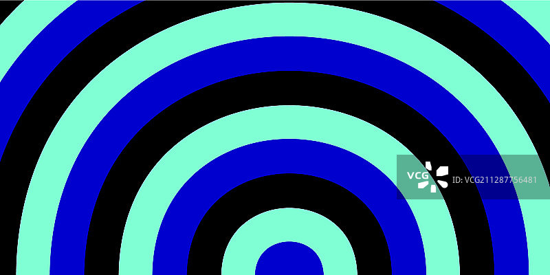 冉冉升起的闪耀蓝色彩虹背景图片素材