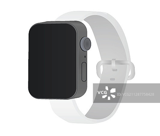 白色智能手表图片素材